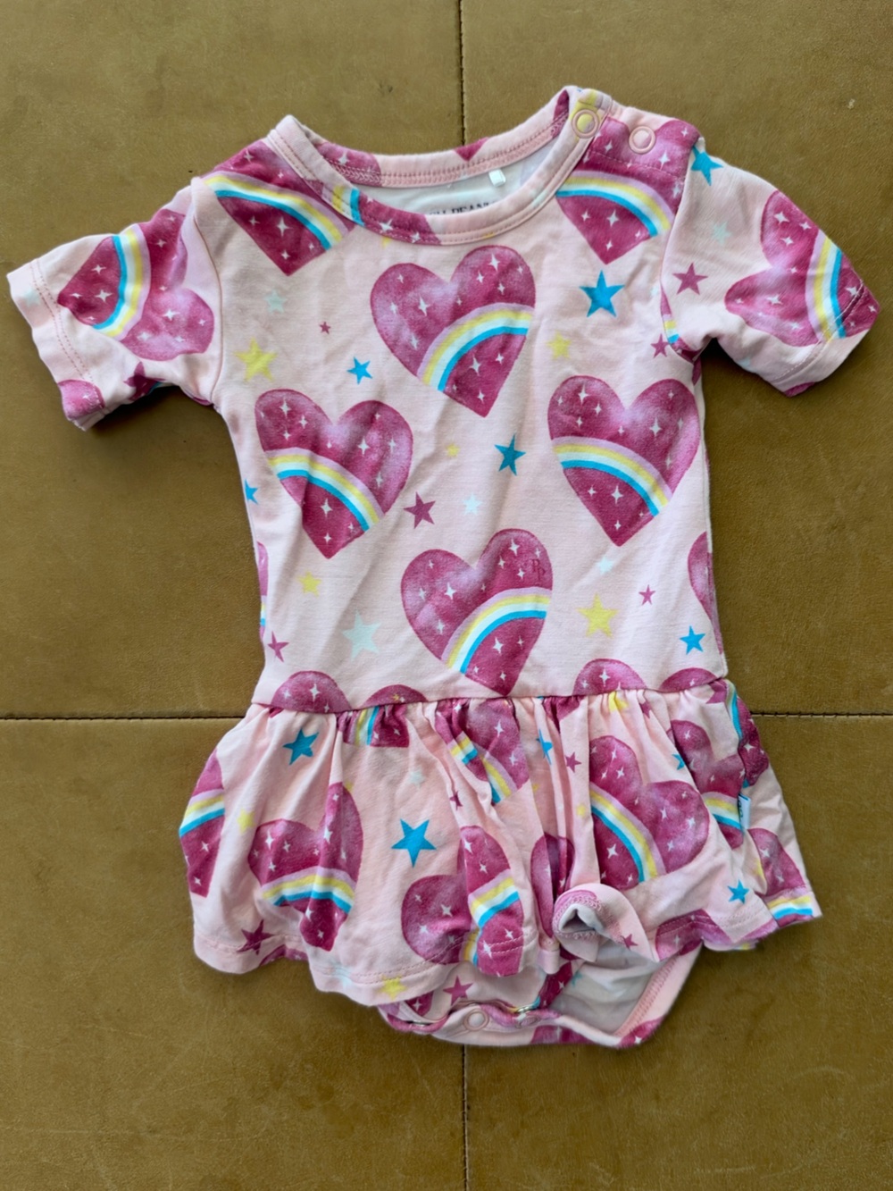Posh Peanut Viscose Bamboo Twirl Dress 0-3M